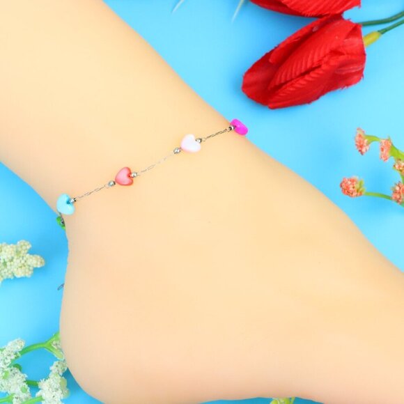 Elegant Handmade Anklet – Perfect for Women & Girls | Ideal Gift Option,DYC1160 - Picture 2 of 7